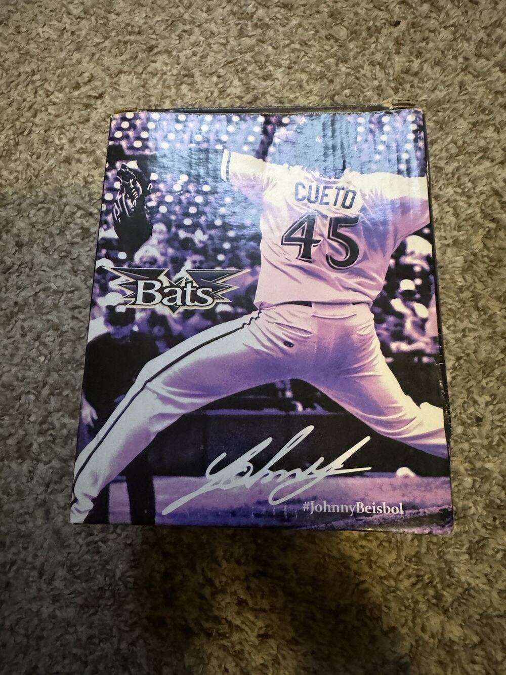 Johnny Cueto Louisville Bats Budweiser Commemorative Stein Mug New In Box